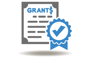  Image of a grants award document; Shutterstock; links to City Connections page.